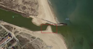 Zona en la que se va a efectuara el drenaje en la Gola del Perellonet